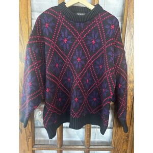 Vintage Escorpion‎ Pullover Sweater Wool Blend Made In Spain